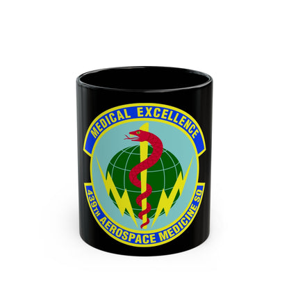 439th Aerospace Medicine Squadron (U.S. Air Force) Black Coffee Mug-11oz-The Sticker Space