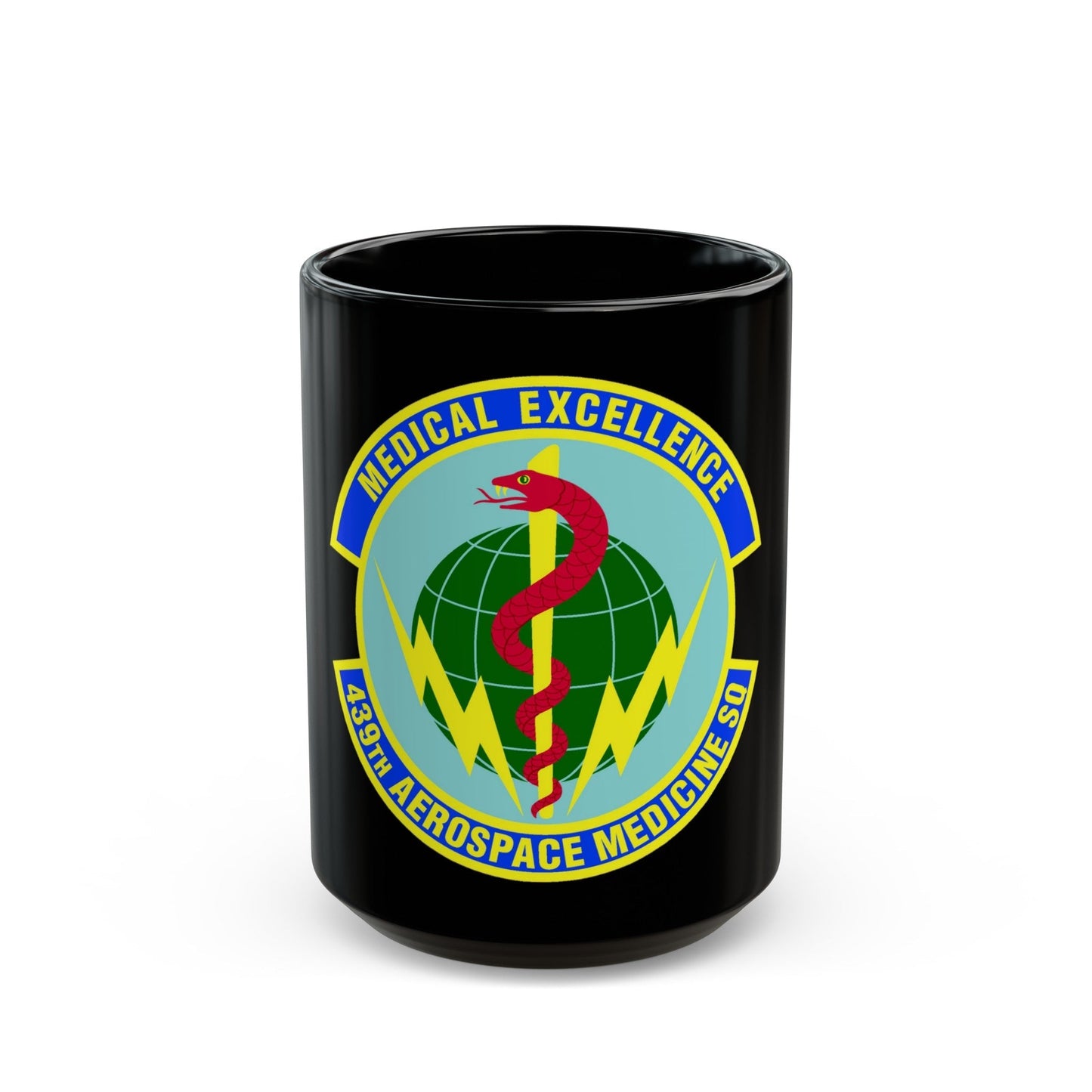 439th Aerospace Medicine Squadron (U.S. Air Force) Black Coffee Mug-15oz-The Sticker Space