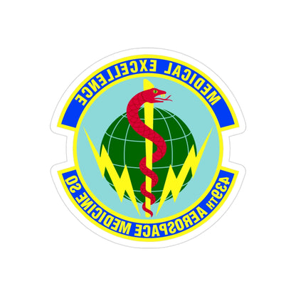 439th Aerospace Medicine Squadron (U.S. Air Force) REVERSE PRINT Transparent STICKER-3 Inch-The Sticker Space