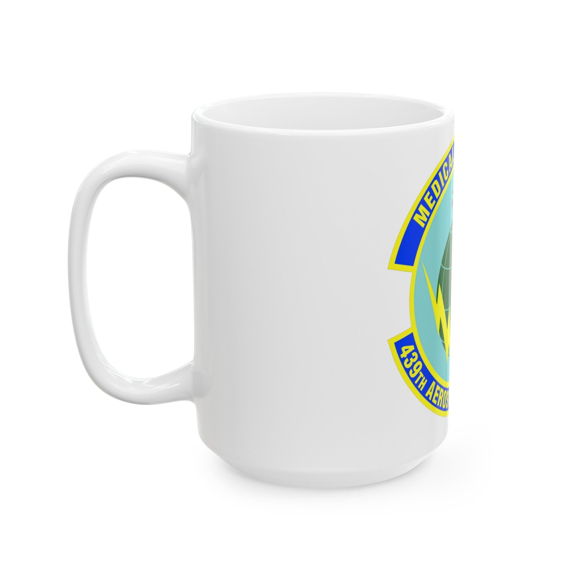 439th Aerospace Medicine Squadron (U.S. Air Force) White Coffee Mug-The Sticker Space