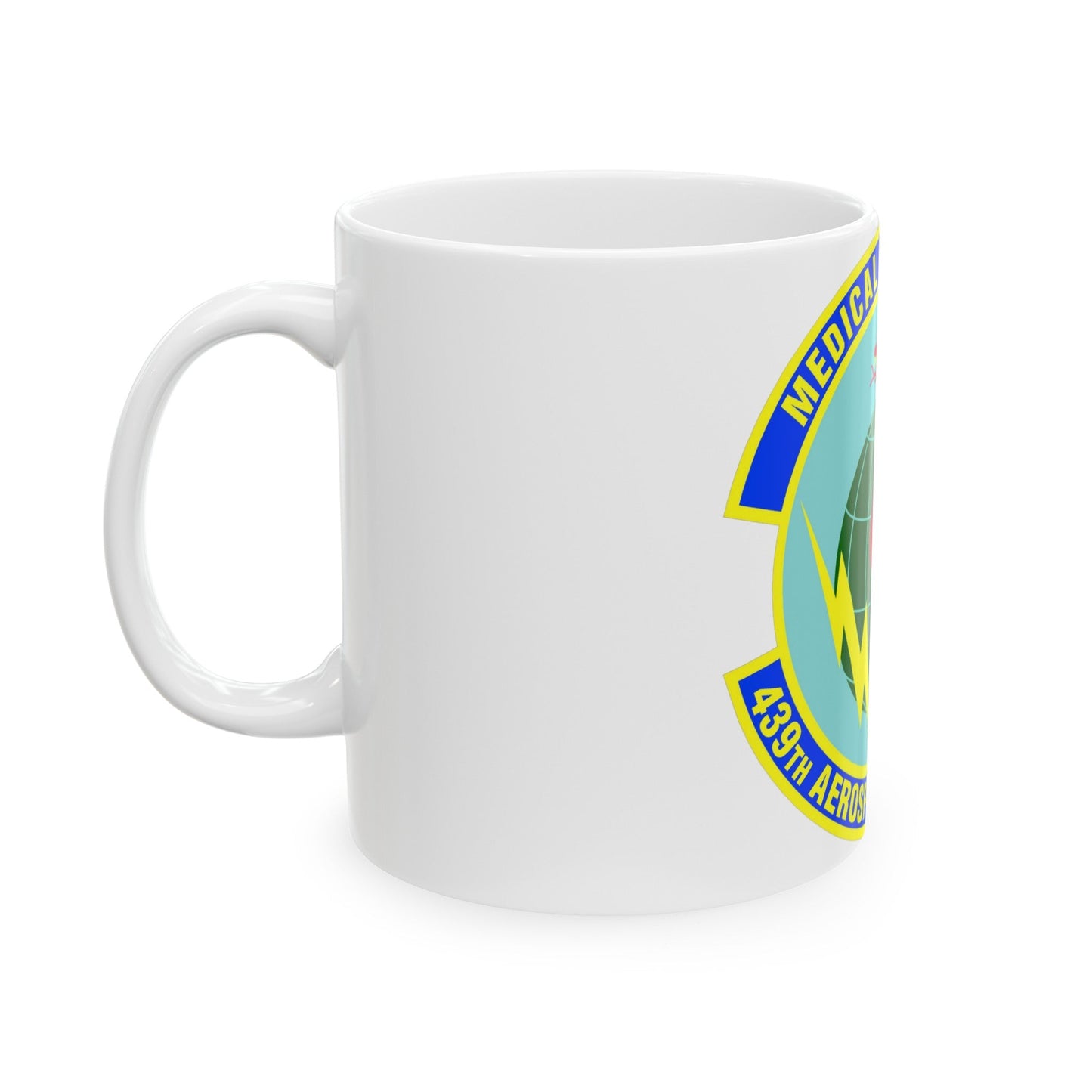 439th Aerospace Medicine Squadron (U.S. Air Force) White Coffee Mug-The Sticker Space