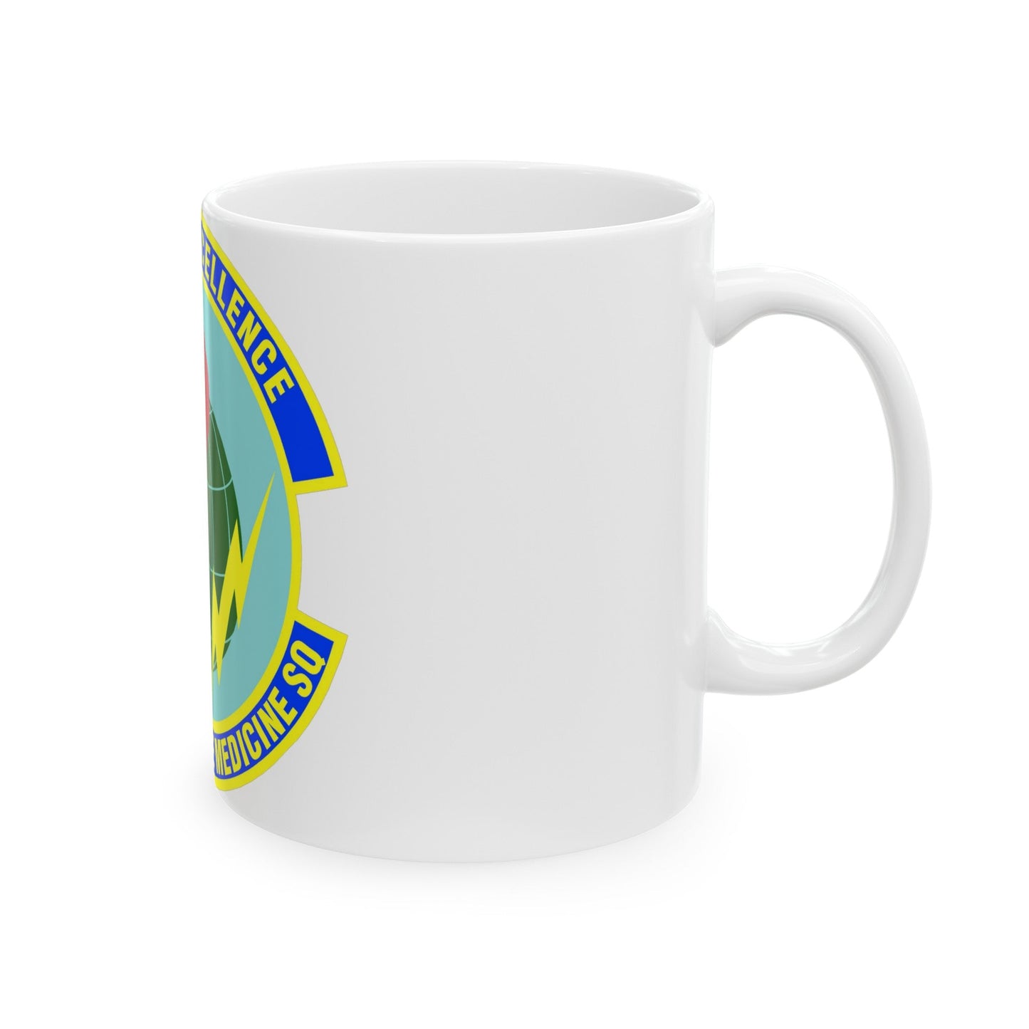 439th Aerospace Medicine Squadron (U.S. Air Force) White Coffee Mug-The Sticker Space