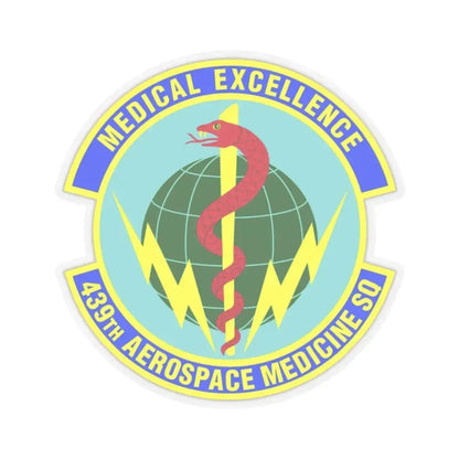 439th Aerospace Medicine Squadron (U.S. Air Force) STICKER Vinyl Kiss-Cut Decal 2 Inch Transparent - The Sticker Space