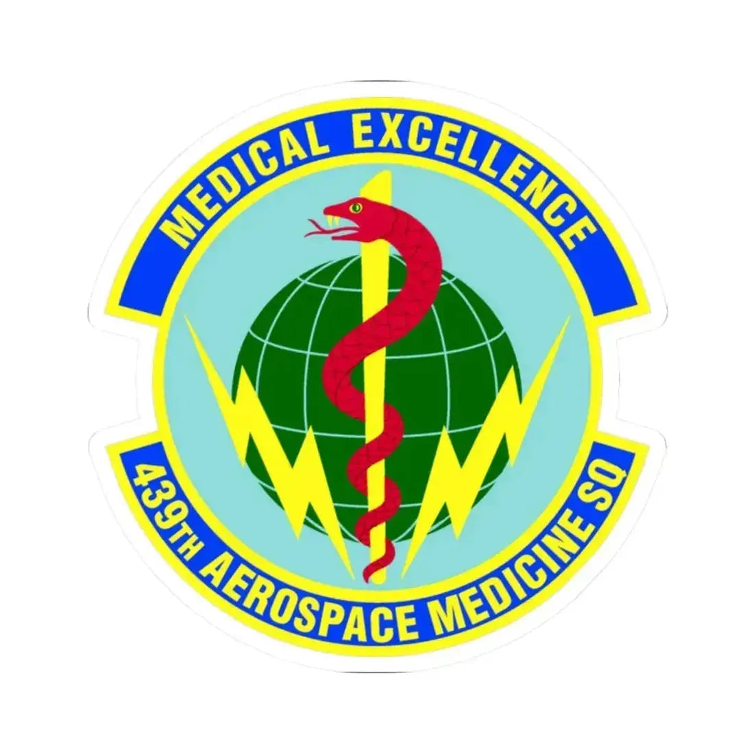 439th Aerospace Medicine Squadron (U.S. Air Force) STICKER Vinyl Kiss-Cut Decal - The Sticker Space