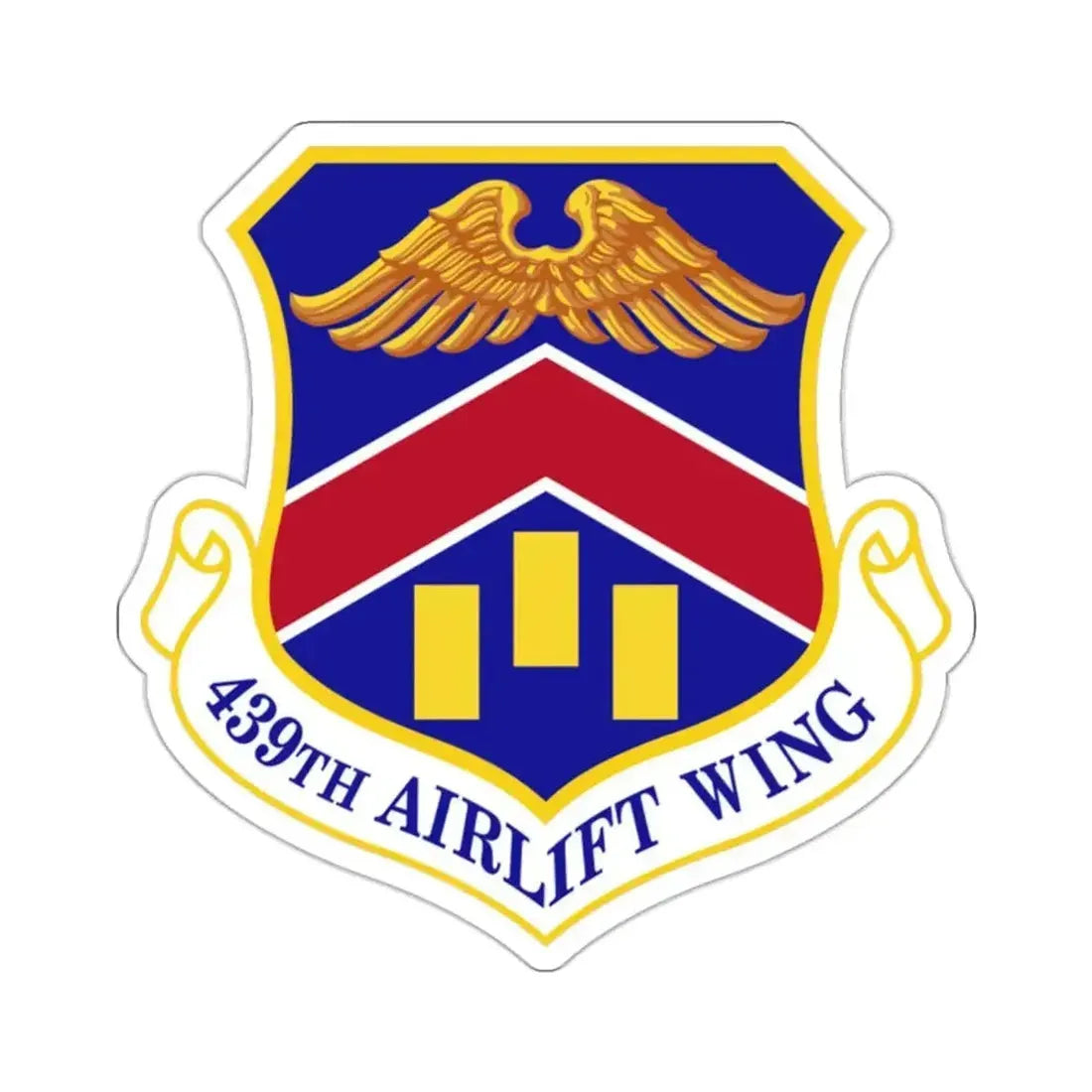 439th Airlift Wing (U.S. Air Force) STICKER Vinyl Kiss-Cut Decal - The Sticker Space