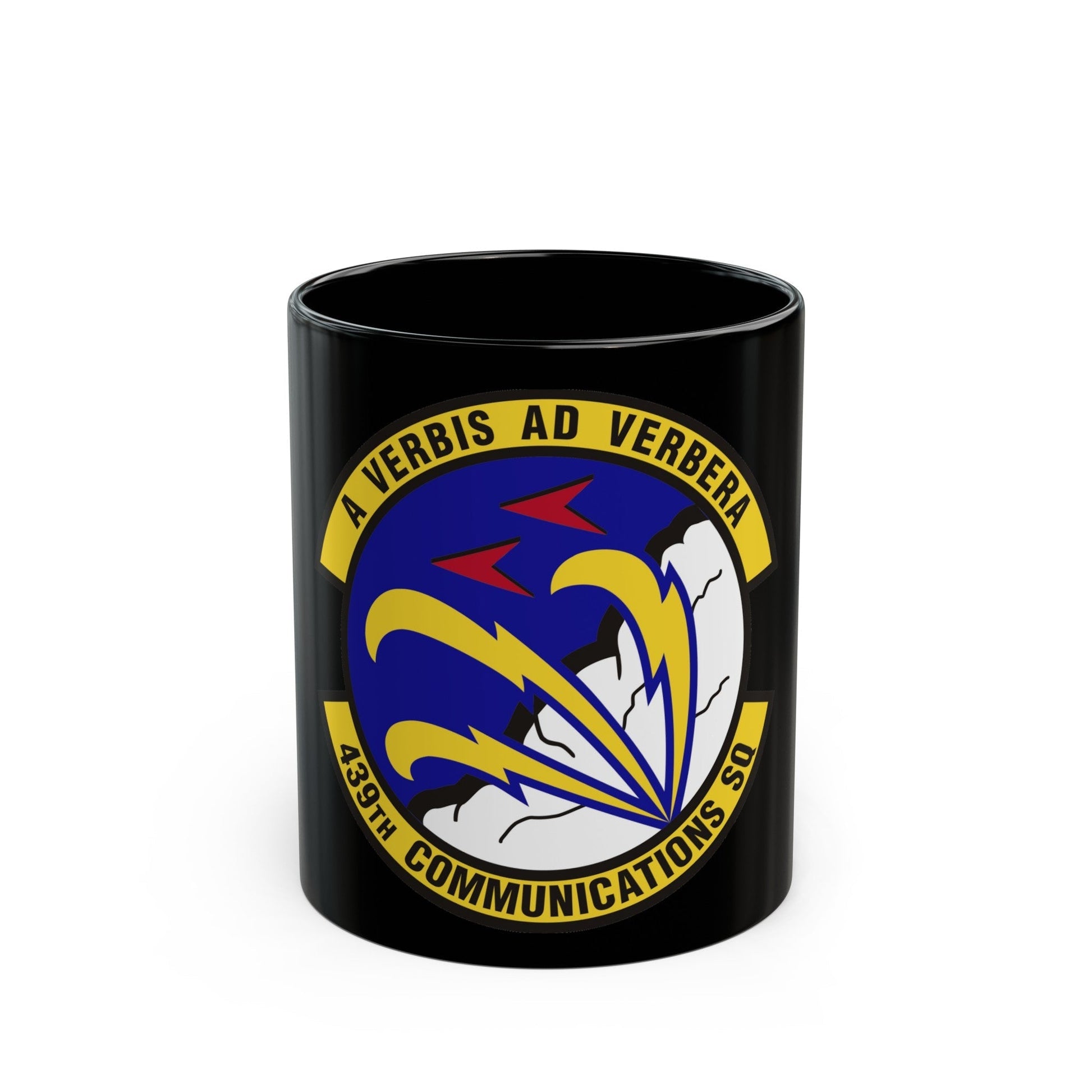 439th Communications Squadron (U.S. Air Force) Black Coffee Mug-11oz-The Sticker Space