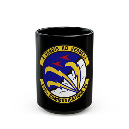 439th Communications Squadron (U.S. Air Force) Black Coffee Mug-15oz-The Sticker Space