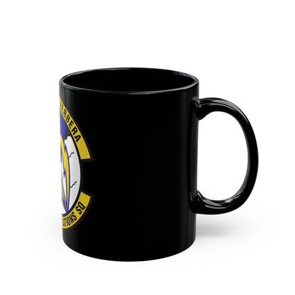 439th Communications Squadron (U.S. Air Force) Black Coffee Mug-The Sticker Space