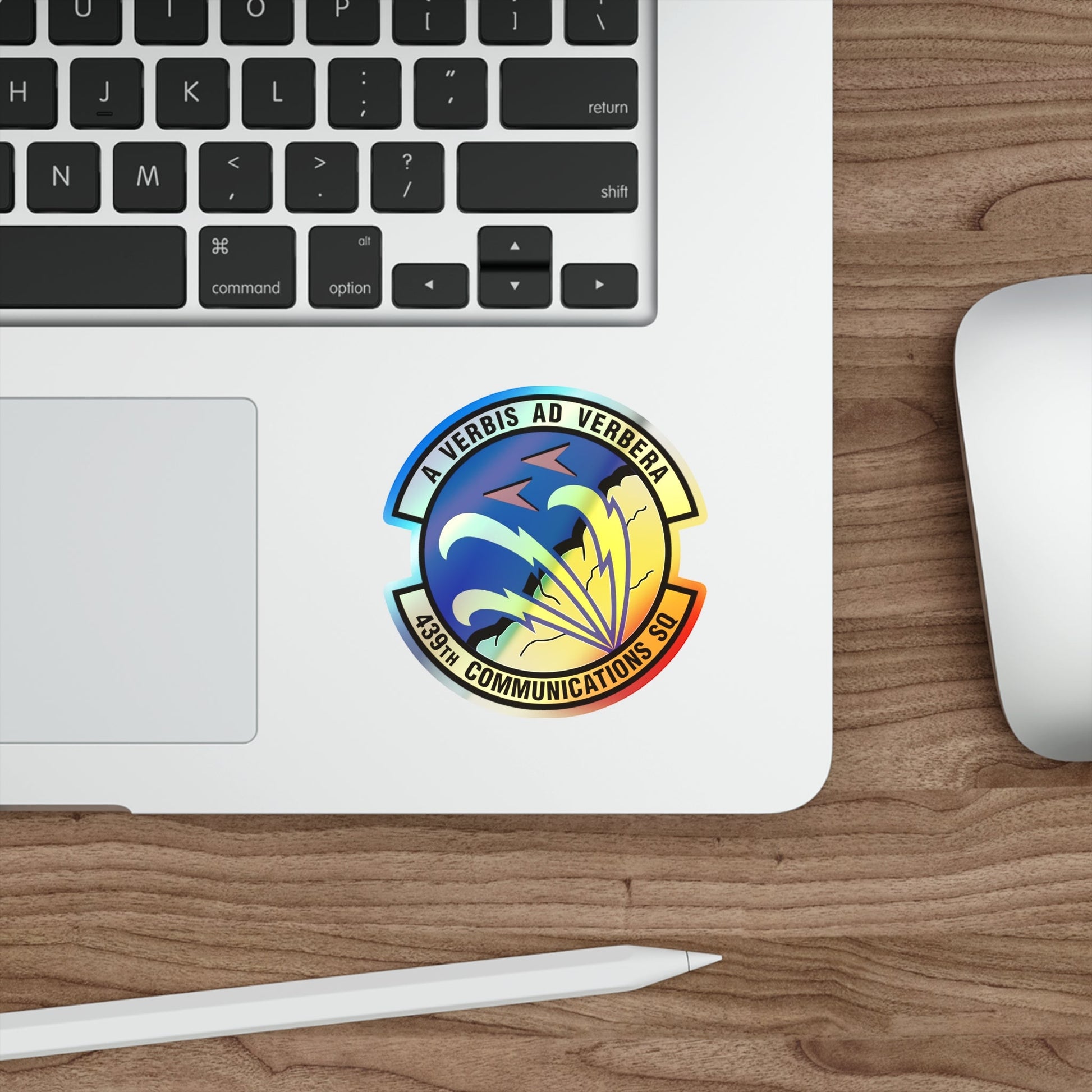 439th Communications Squadron (U.S. Air Force) Holographic STICKER Die-Cut Vinyl Decal-The Sticker Space