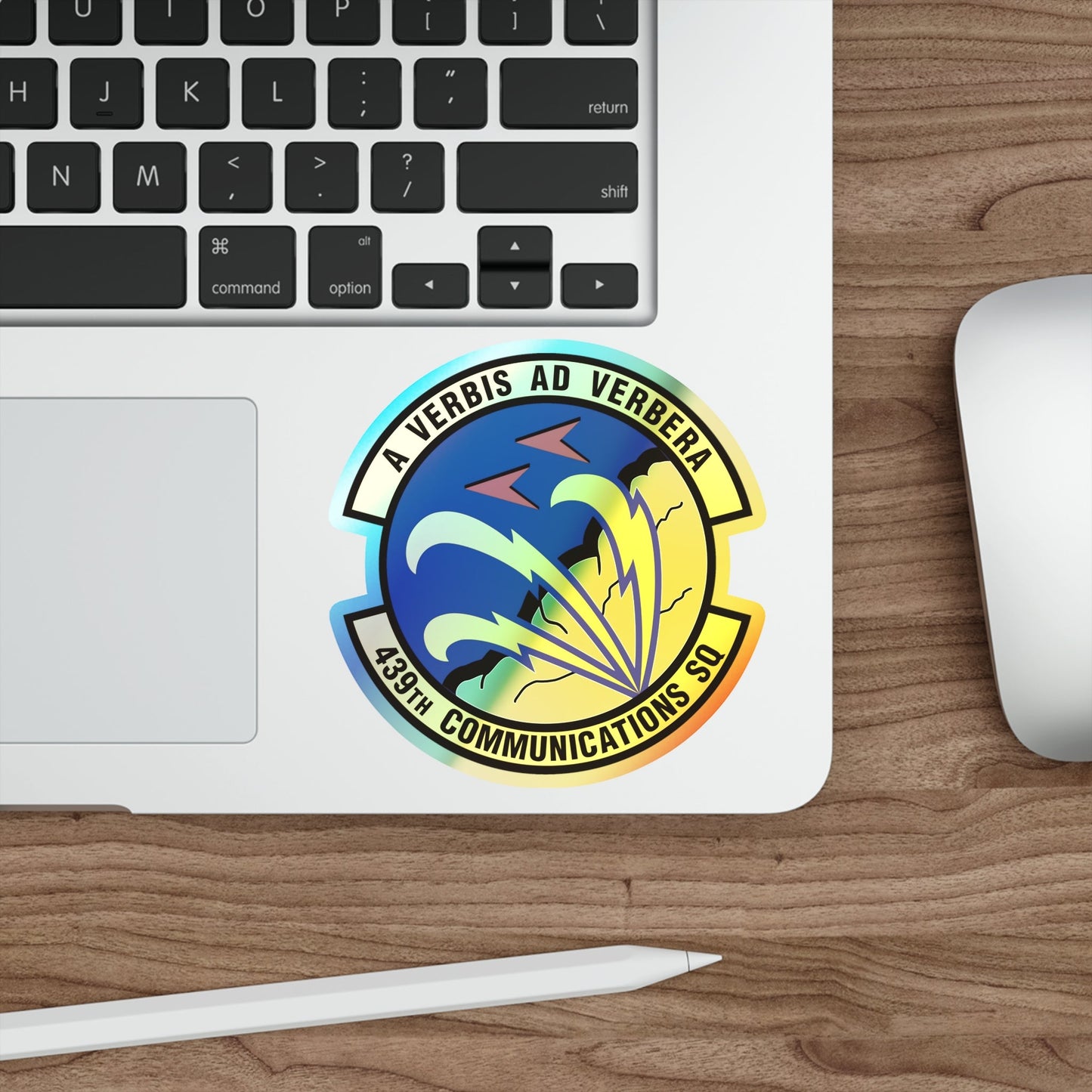 439th Communications Squadron (U.S. Air Force) Holographic STICKER Die-Cut Vinyl Decal-The Sticker Space