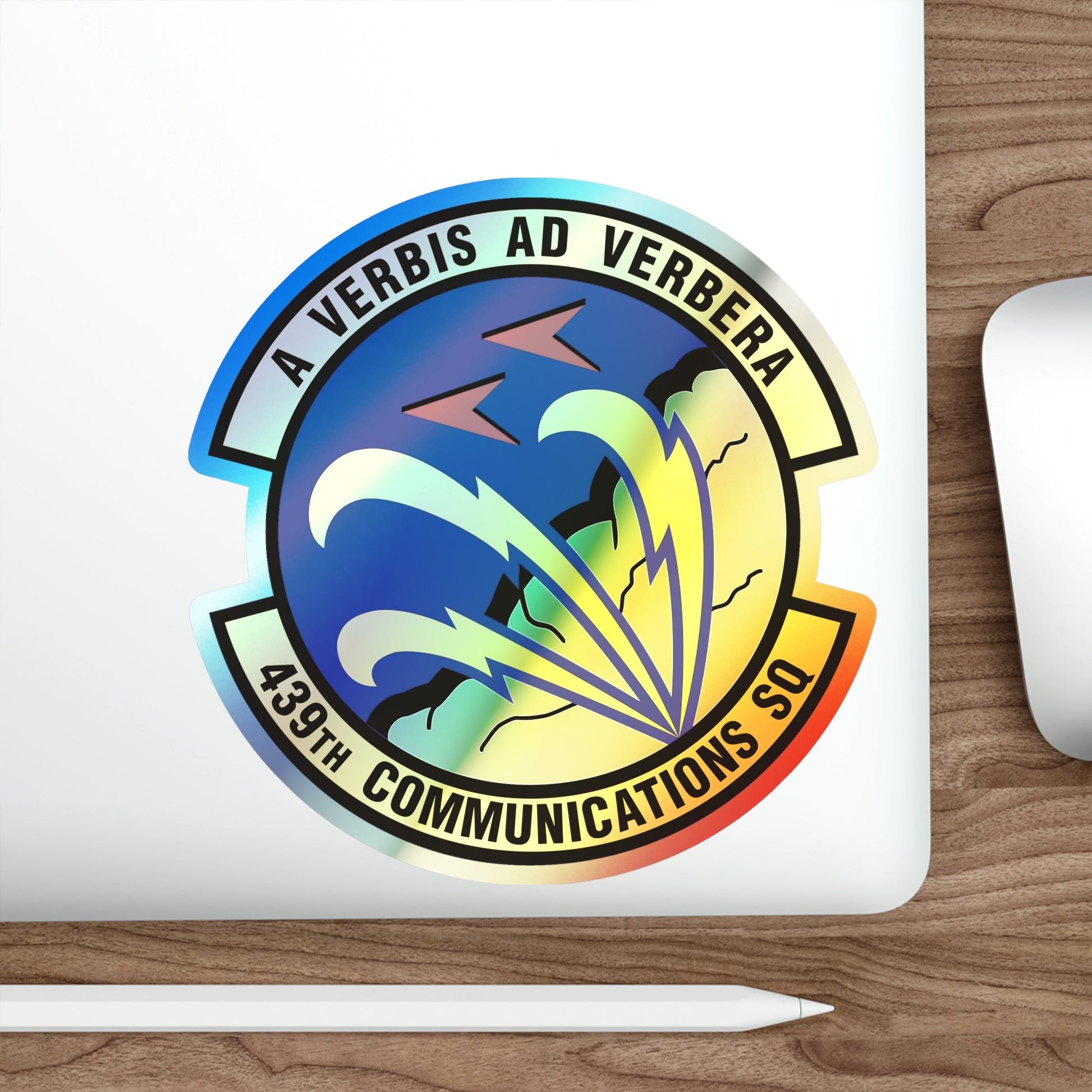 439th Communications Squadron (U.S. Air Force) Holographic STICKER Die-Cut Vinyl Decal-The Sticker Space