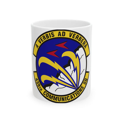 439th Communications Squadron (U.S. Air Force) White Coffee Mug-11oz-The Sticker Space