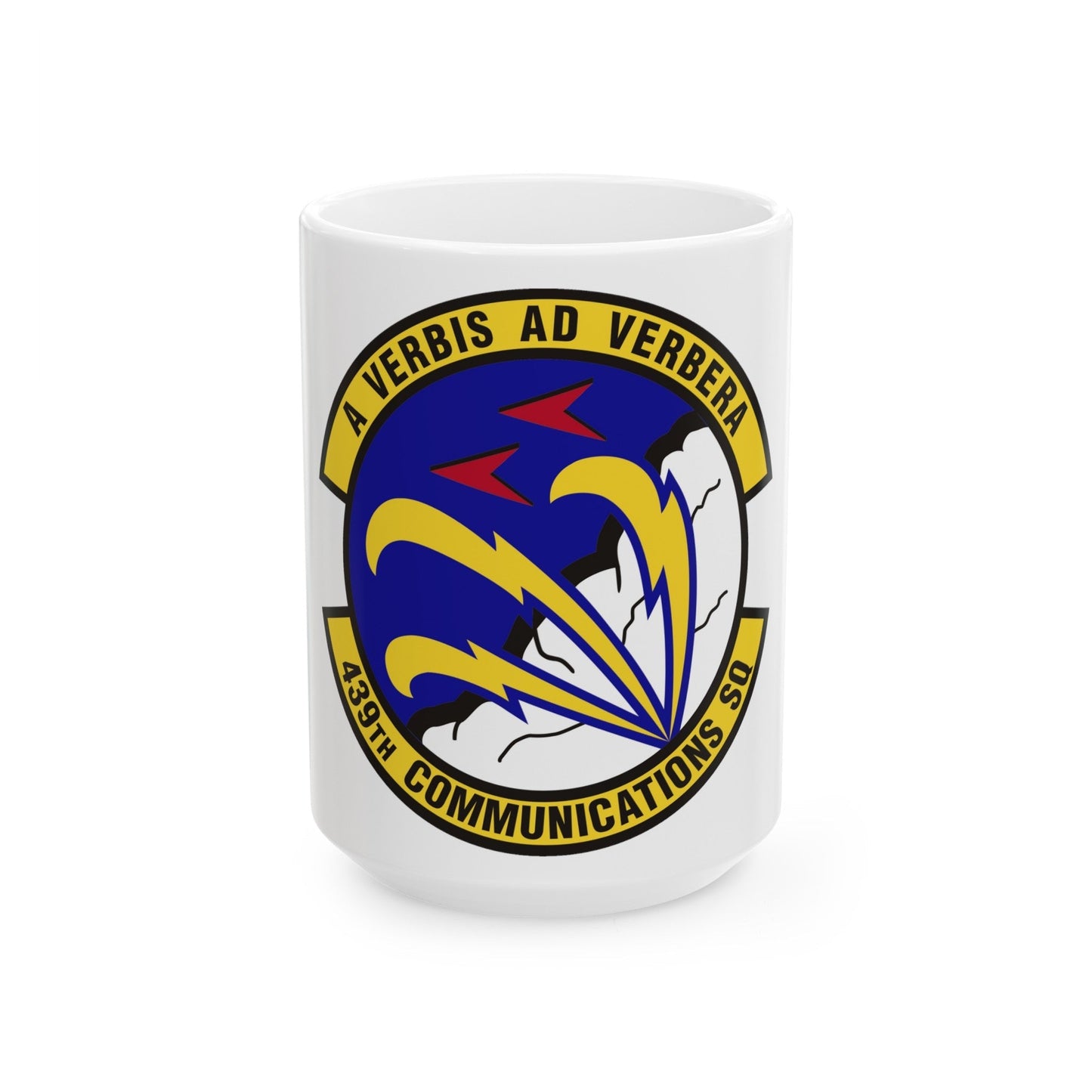 439th Communications Squadron (U.S. Air Force) White Coffee Mug-15oz-The Sticker Space