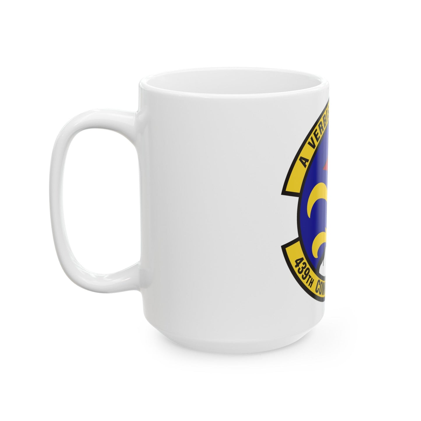 439th Communications Squadron (U.S. Air Force) White Coffee Mug-The Sticker Space