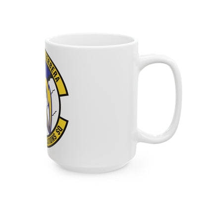 439th Communications Squadron (U.S. Air Force) White Coffee Mug-The Sticker Space