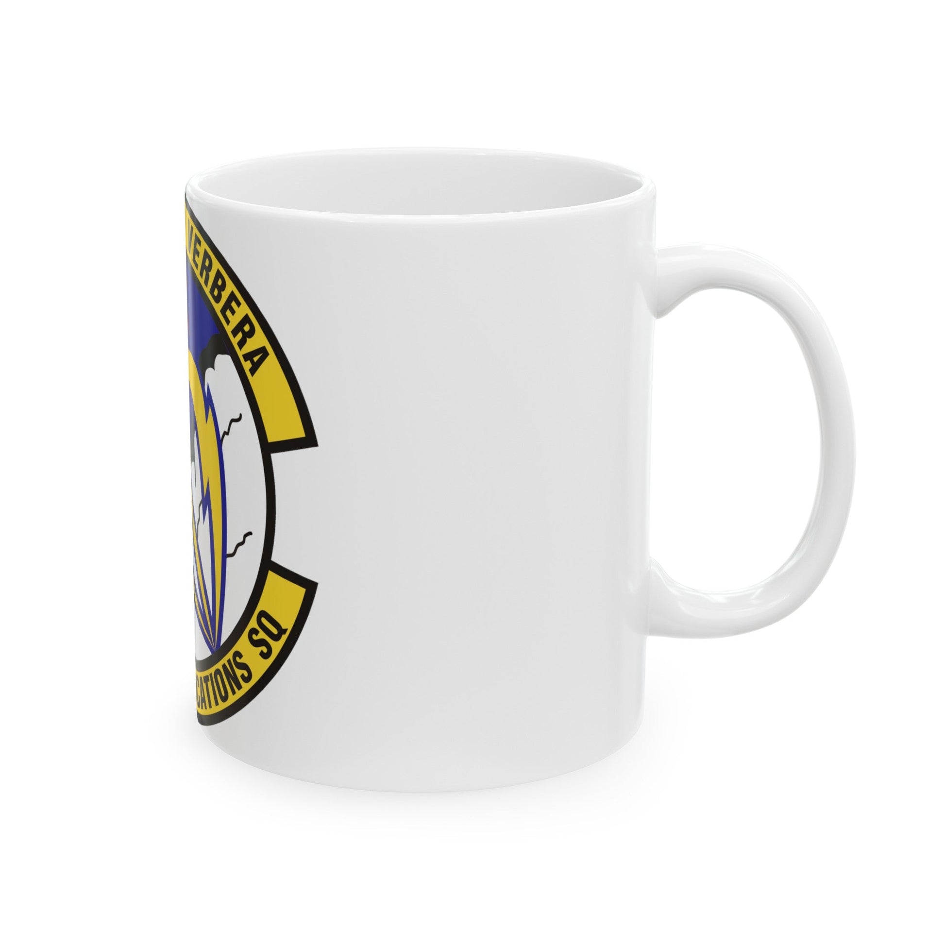 439th Communications Squadron (U.S. Air Force) White Coffee Mug-The Sticker Space