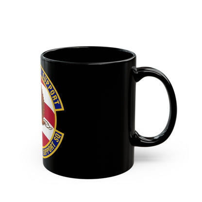 439th Operations Support Squadron (U.S. Air Force) Black Coffee Mug-The Sticker Space