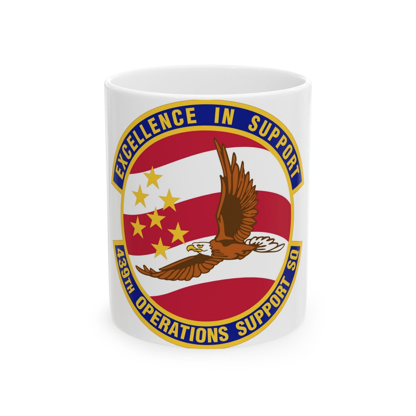 439th Operations Support Squadron (U.S. Air Force) White Coffee Mug-11oz-The Sticker Space