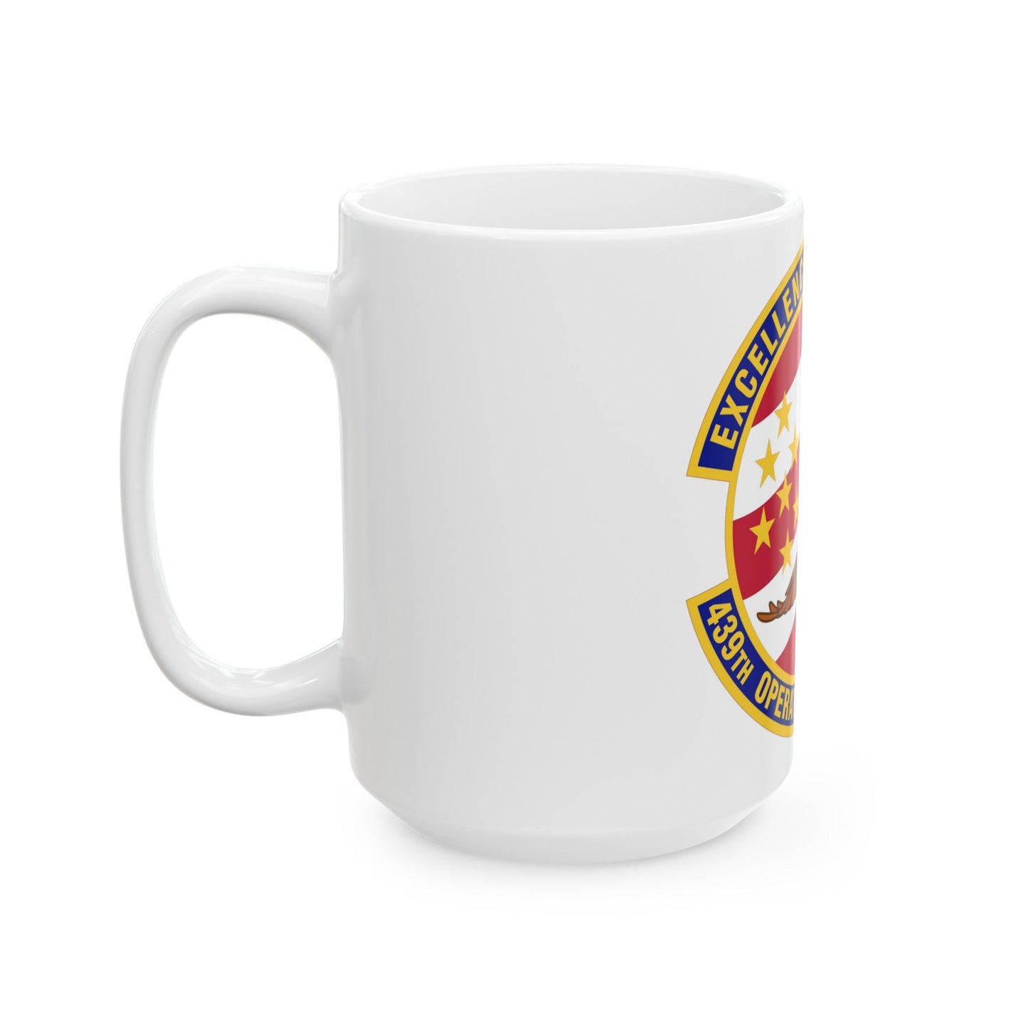 439th Operations Support Squadron (U.S. Air Force) White Coffee Mug-The Sticker Space