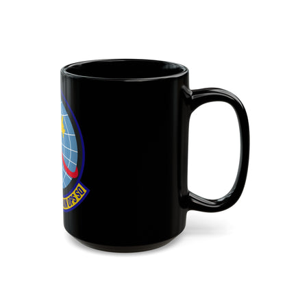 439th Supply Chain Operations Squadron (U.S. Air Force) Black Coffee Mug-The Sticker Space