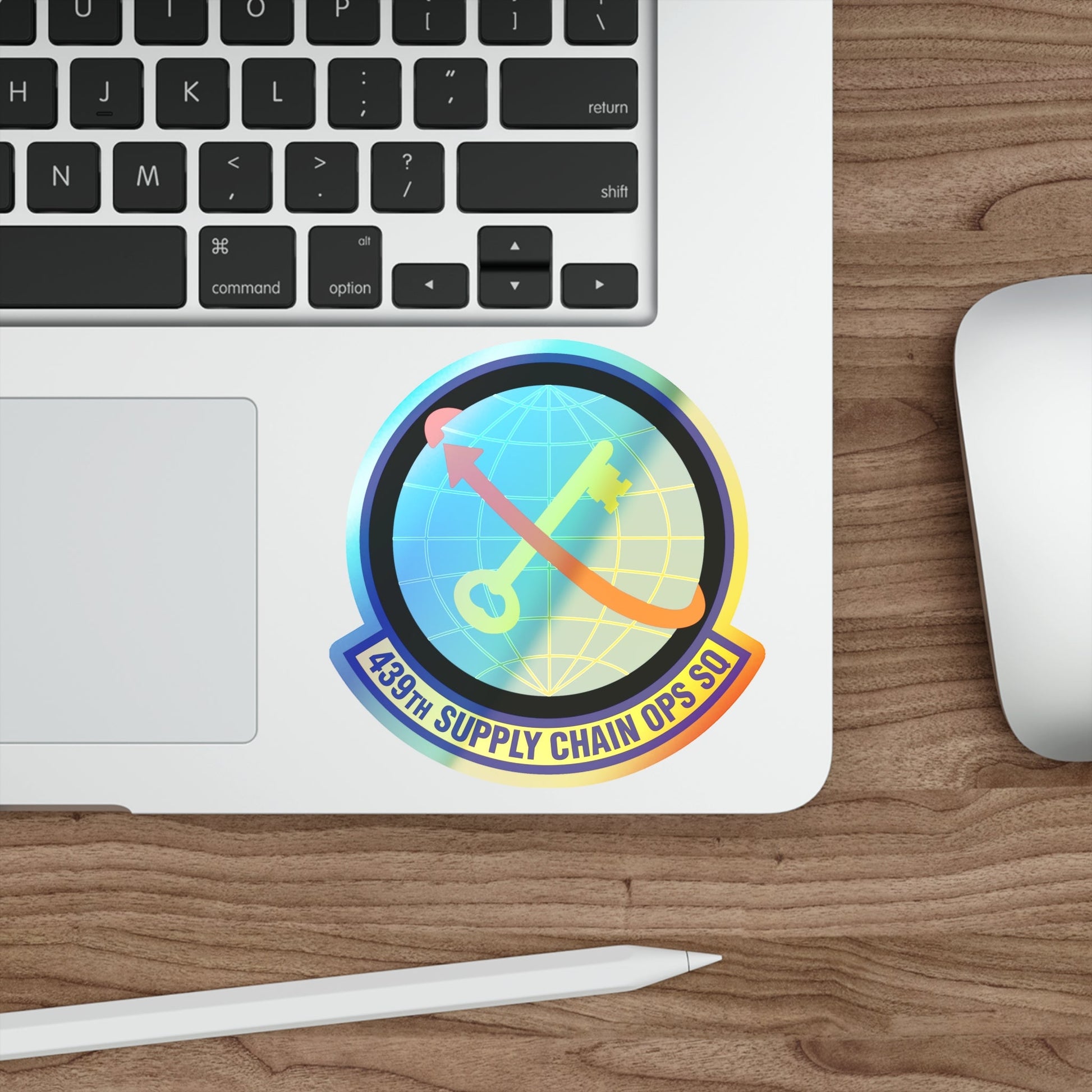 439th Supply Chain Operations Squadron (U.S. Air Force) Holographic STICKER Die-Cut Vinyl Decal-The Sticker Space