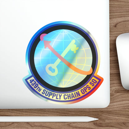 439th Supply Chain Operations Squadron (U.S. Air Force) Holographic STICKER Die-Cut Vinyl Decal-The Sticker Space