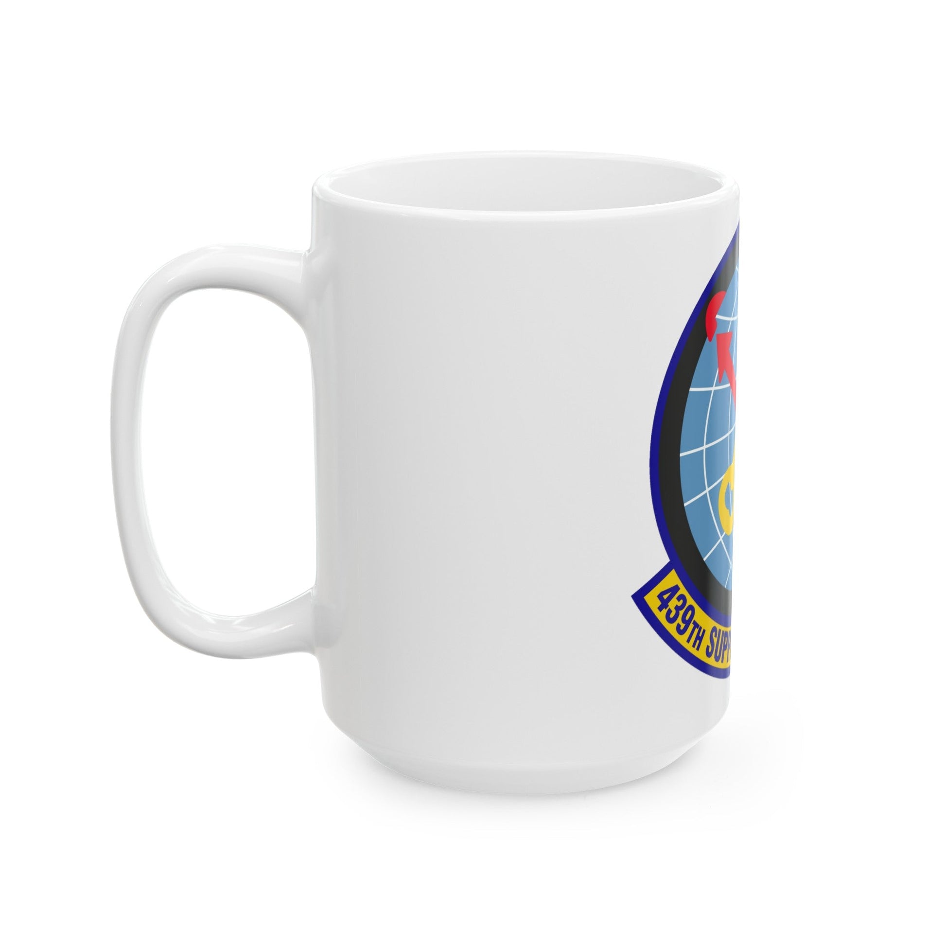 439th Supply Chain Operations Squadron (U.S. Air Force) White Coffee Mug-The Sticker Space
