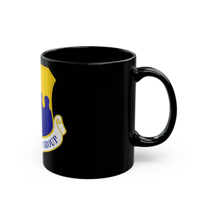 43d Airlift Group (U.S. Air Force) Black Coffee Mug-The Sticker Space