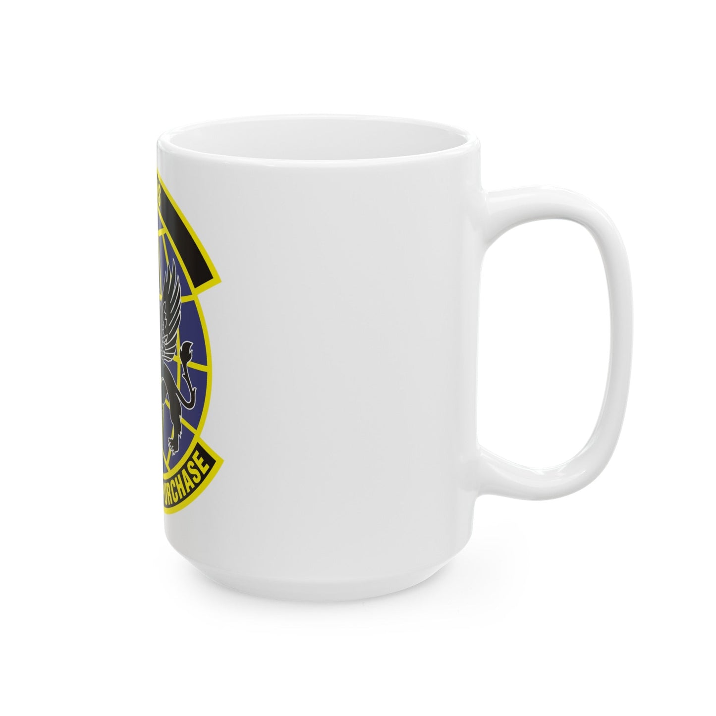 43d Contracting Squadron (U.S. Air Force) White Coffee Mug-The Sticker Space