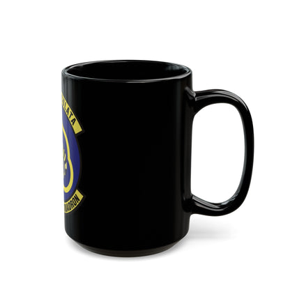 43d Fighter Squadron (U.S. Air Force) Black Coffee Mug-The Sticker Space