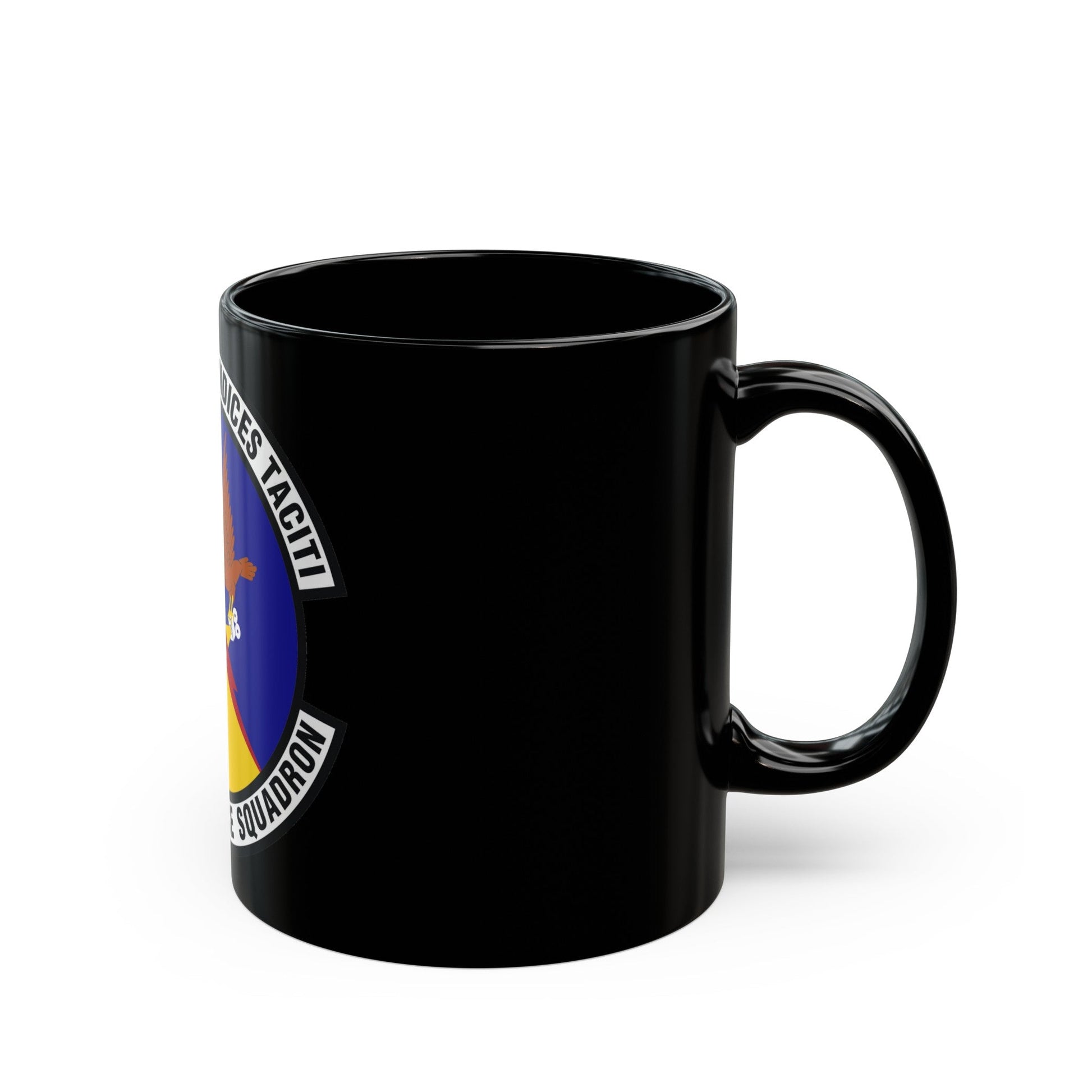 43d Intelligence Squadron (U.S. Air Force) Black Coffee Mug-The Sticker Space