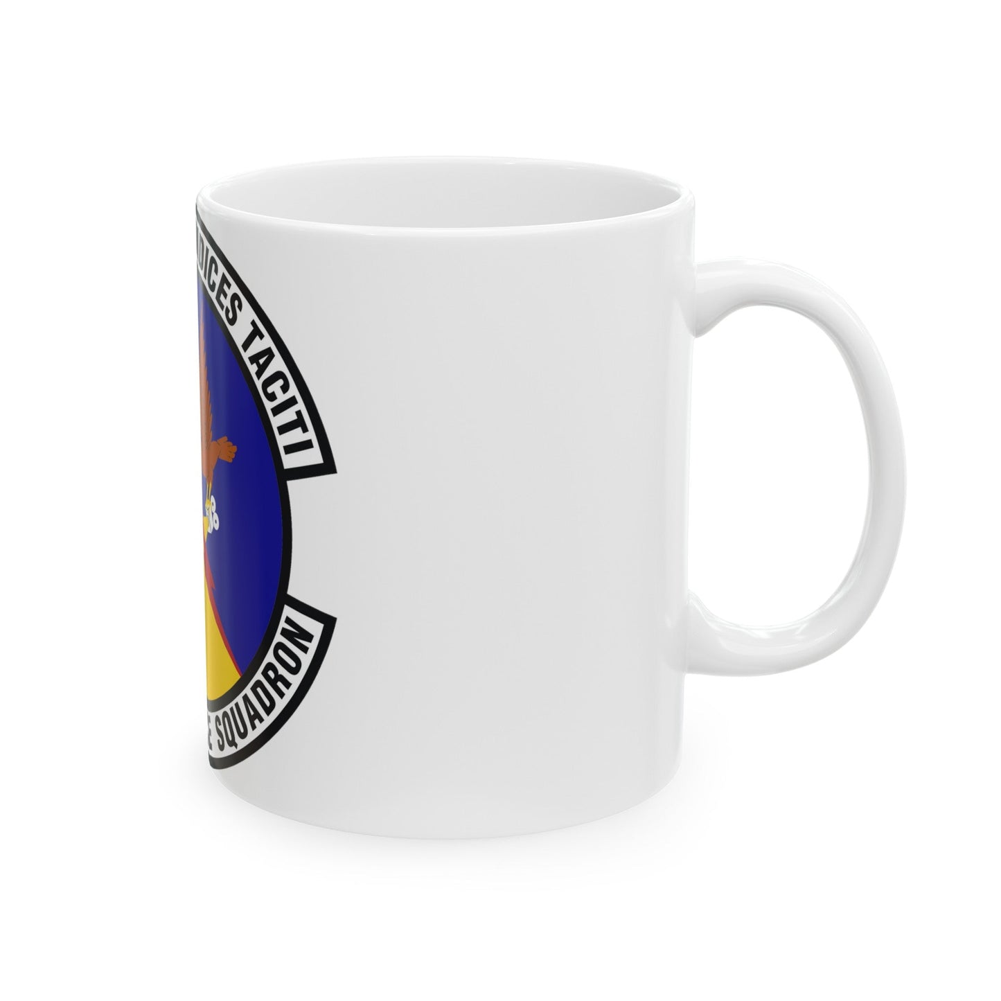 43d Intelligence Squadron (U.S. Air Force) White Coffee Mug-The Sticker Space