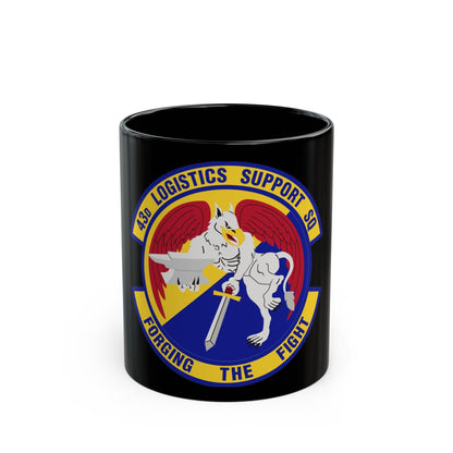 43d Logistics Support Squadron (U.S. Air Force) Black Coffee Mug-11oz-The Sticker Space