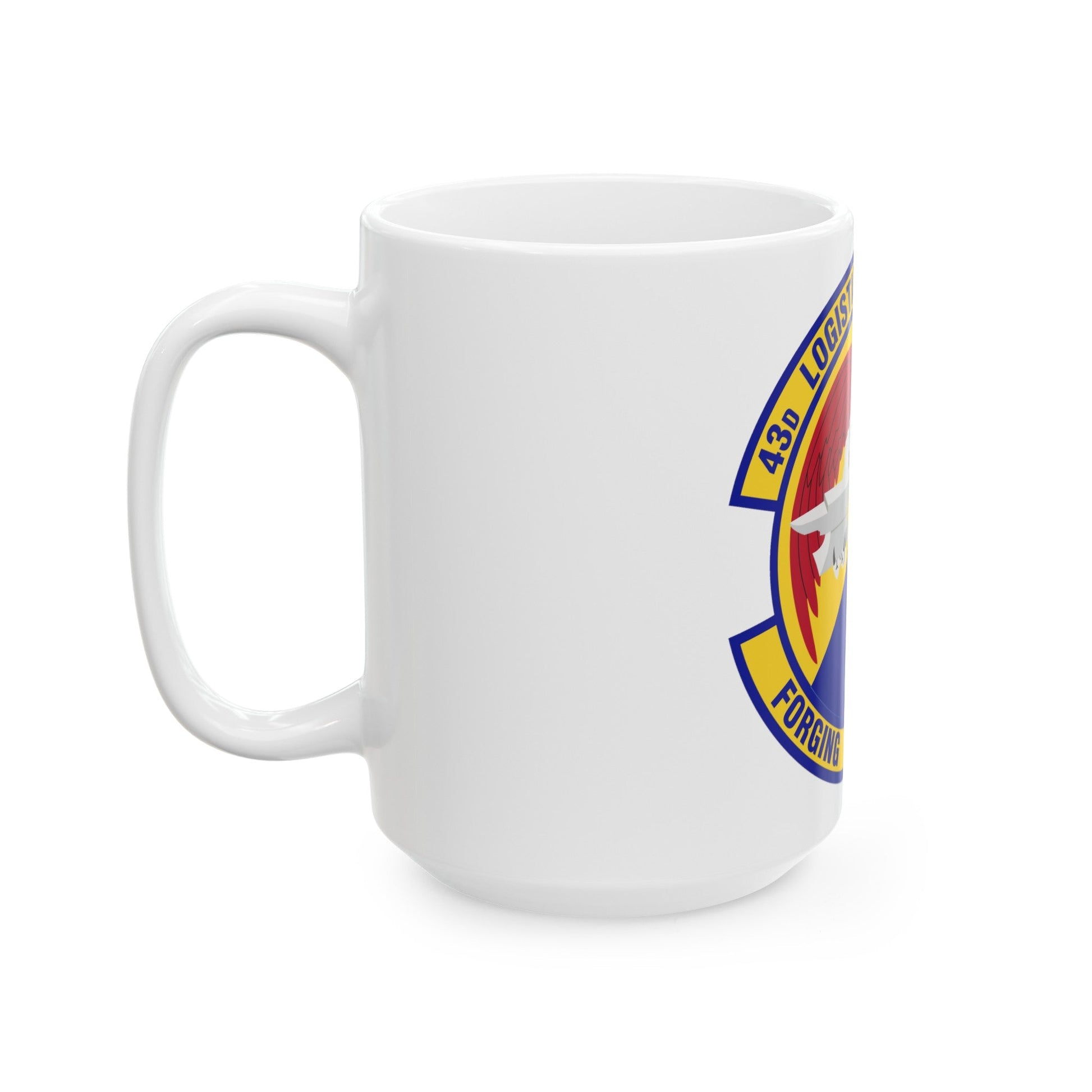 43d Logistics Support Squadron (U.S. Air Force) White Coffee Mug-The Sticker Space