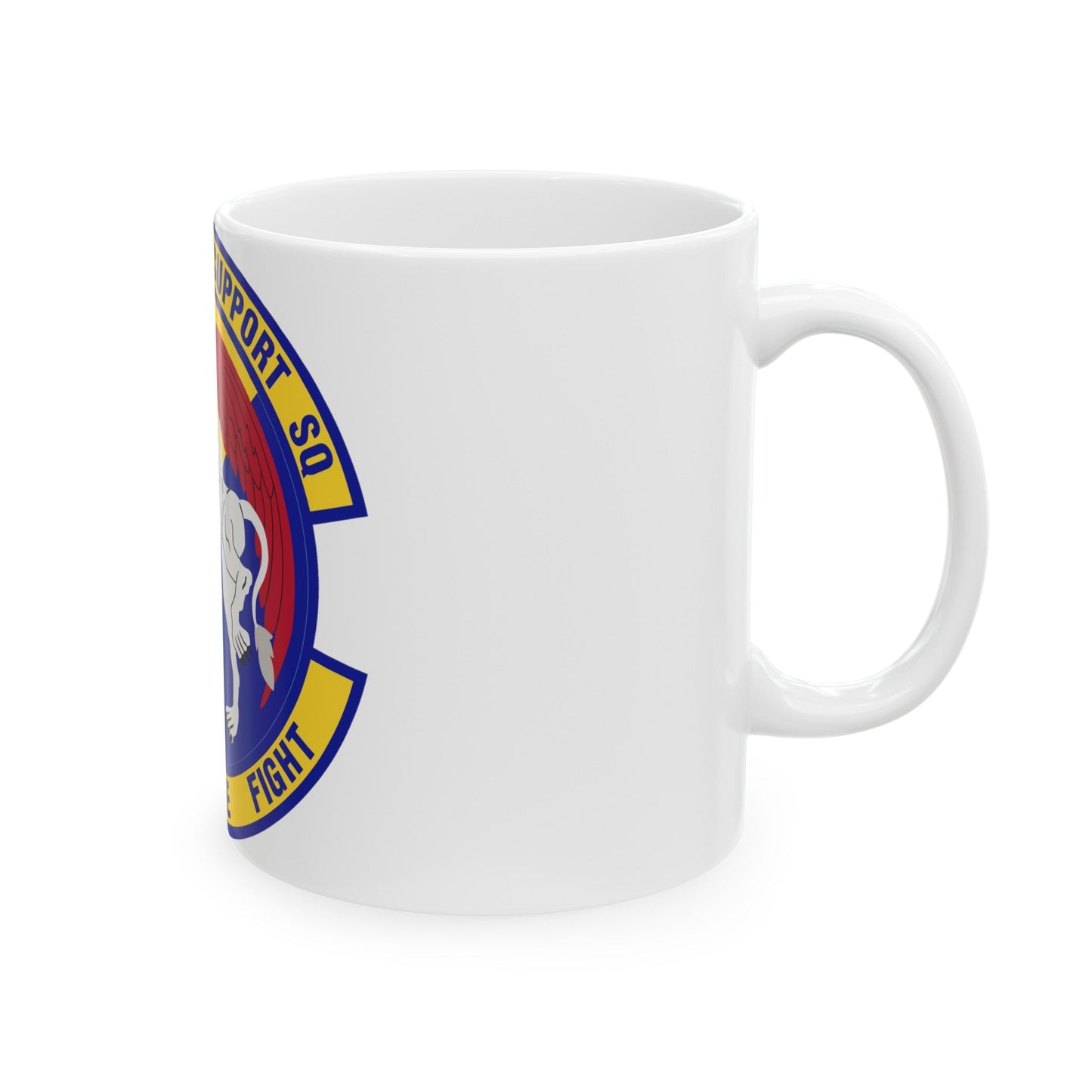 43d Logistics Support Squadron (U.S. Air Force) White Coffee Mug-The Sticker Space