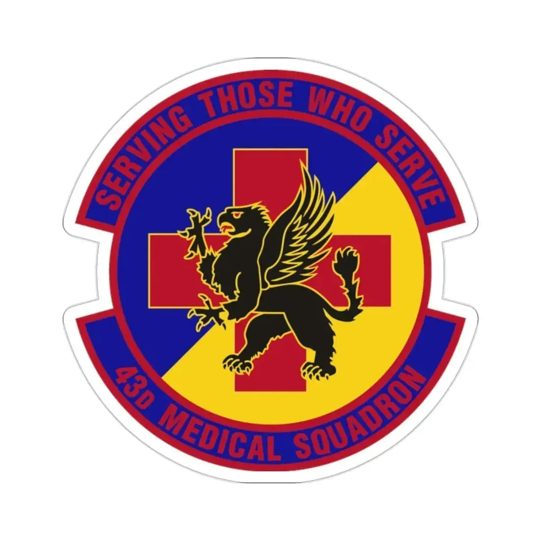 43d Medical Squadron (U.S. Air Force) STICKER Vinyl Die-Cut Decal - The Sticker Space