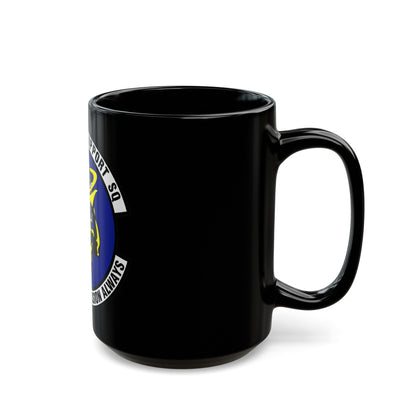 43d Mission Support Squadron (U.S. Air Force) Black Coffee Mug-The Sticker Space