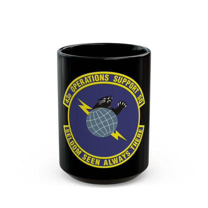 43d Operations Support Squadron (U.S. Air Force) Black Coffee Mug-15oz-The Sticker Space