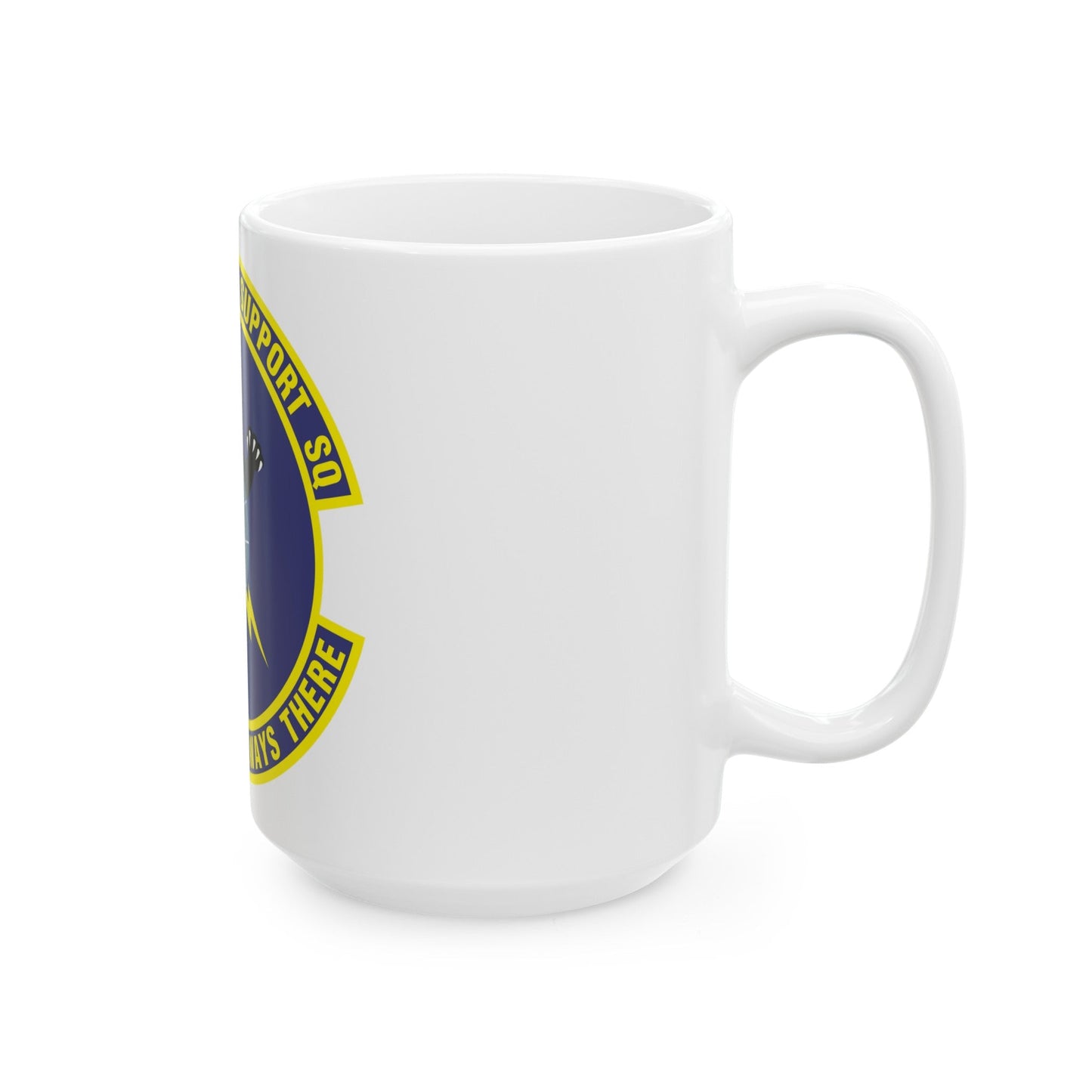 43d Operations Support Squadron (U.S. Air Force) White Coffee Mug-The Sticker Space