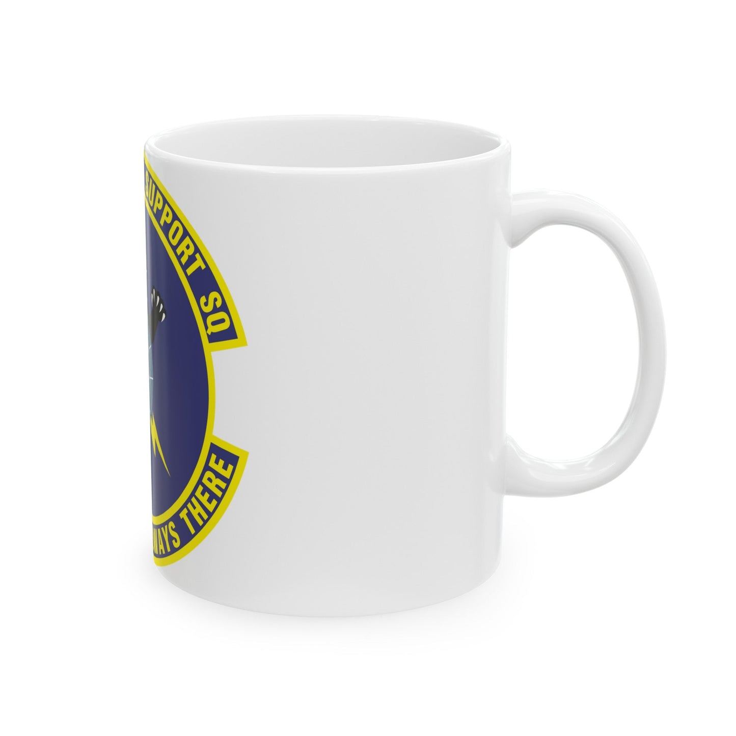 43d Operations Support Squadron (U.S. Air Force) White Coffee Mug-The Sticker Space