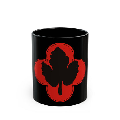 43rd Infantry Division CSIB (U.S. Army) Black Coffee Mug-11oz-The Sticker Space