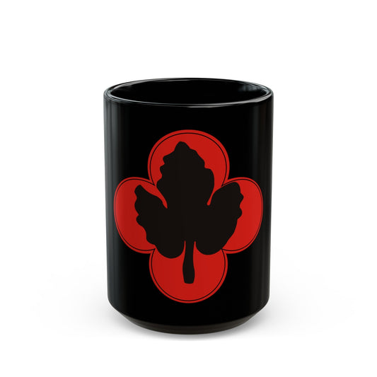 43rd Infantry Division CSIB (U.S. Army) Black Coffee Mug-15oz-The Sticker Space