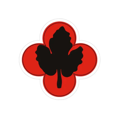 43rd Infantry Division CSIB (U.S. Army) REVERSE PRINT Transparent Die-Cut STICKER 2 Inch Die-Cut Transparent - The Sticker Space