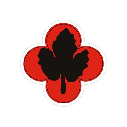 43rd Infantry Division CSIB (U.S. Army) REVERSE PRINT Transparent Die-Cut STICKER - The Sticker Space