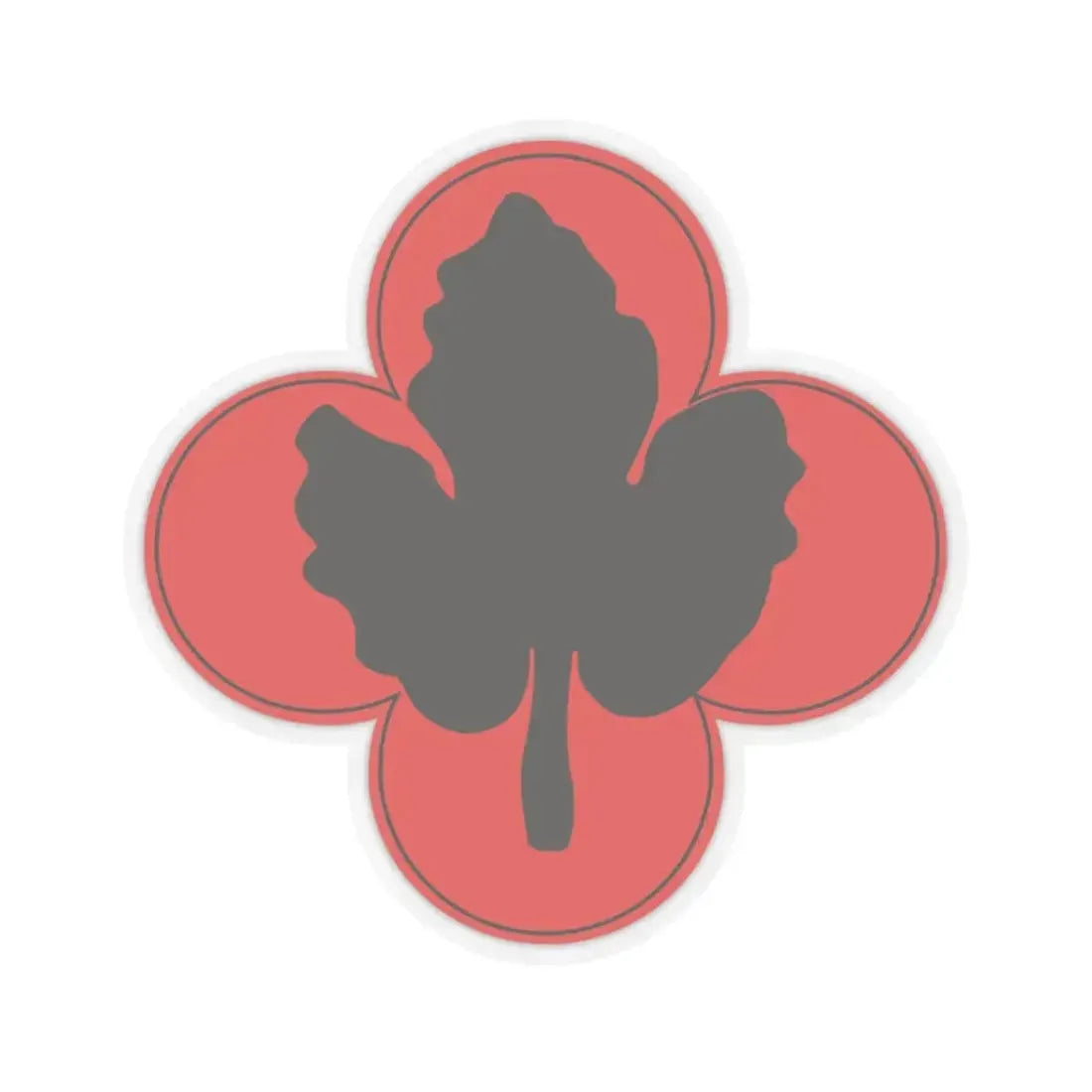 43rd Infantry Division CSIB (U.S. Army) STICKER Vinyl Kiss-Cut Decal 3 Inch Transparent - The Sticker Space