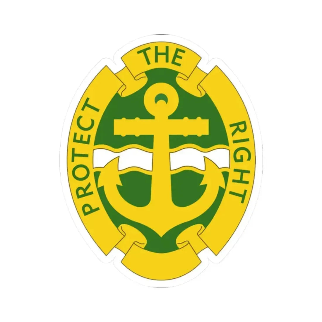 43rd Military Police Brigade 2 (U.S. Army) STICKER Vinyl Kiss-Cut Decal 2 Inch White - The Sticker Space