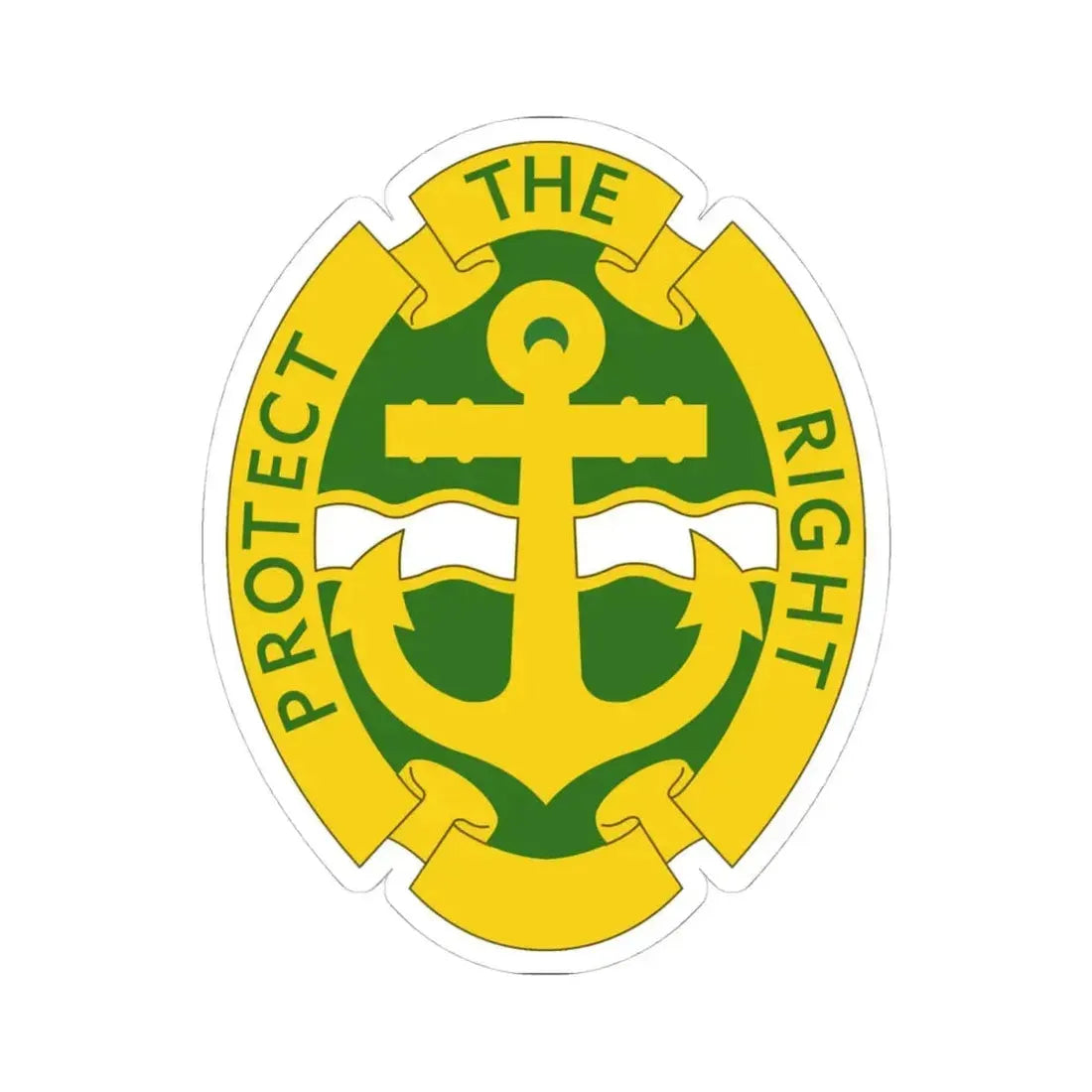 43rd Military Police Brigade 2 (U.S. Army) STICKER Vinyl Kiss-Cut Decal 4 Inch White - The Sticker Space