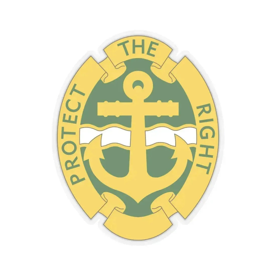 43rd Military Police Brigade 2 (U.S. Army) STICKER Vinyl Kiss-Cut Decal 6 Inch Transparent - The Sticker Space