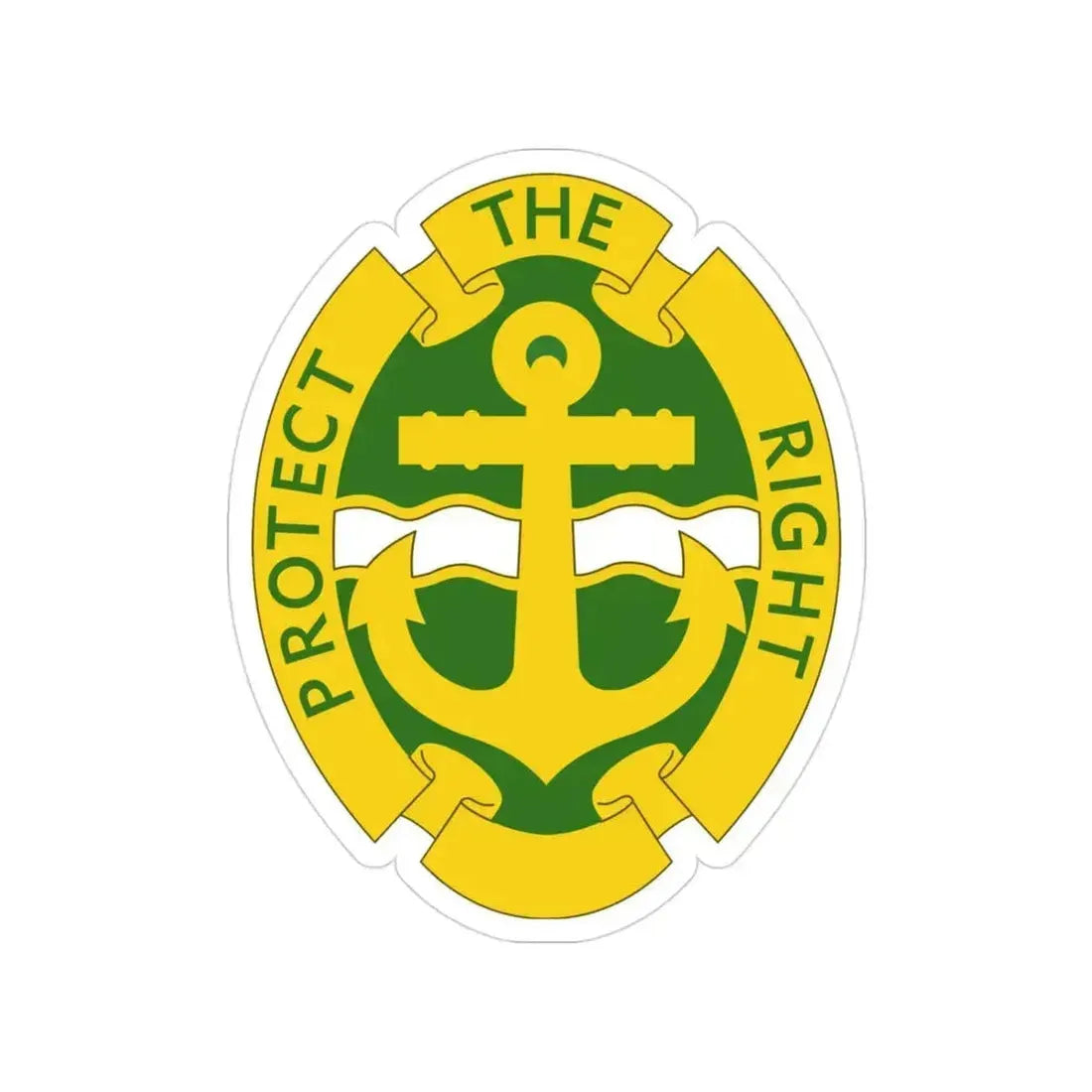 43rd Military Police Brigade 2 (U.S. Army) Transparent STICKER Die-Cut Vinyl Decal 3 Inch - The Sticker Space