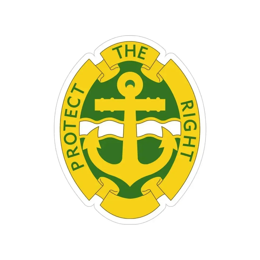 43rd Military Police Brigade 2 (U.S. Army) Transparent STICKER Die-Cut Vinyl Decal - The Sticker Space